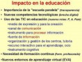 El impacto de las TIC en educación